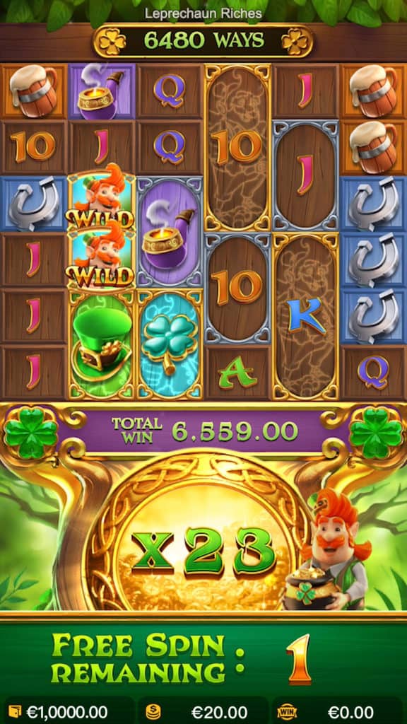 รีวิวเกมสล็อต Leprechaun Riches New Slot Download Free to Jackpot 2021 | Pussy888 6